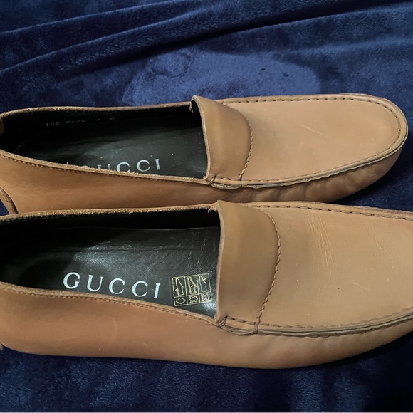 Designer Gucci beige loafer slides women’s size 9 mint condition - Picture 8 of 9